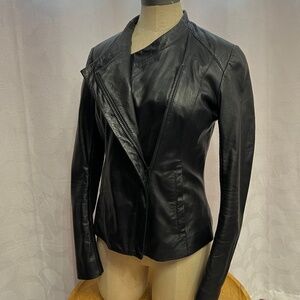 Danier Asymmetrical Zipper 100% Leather Jacket